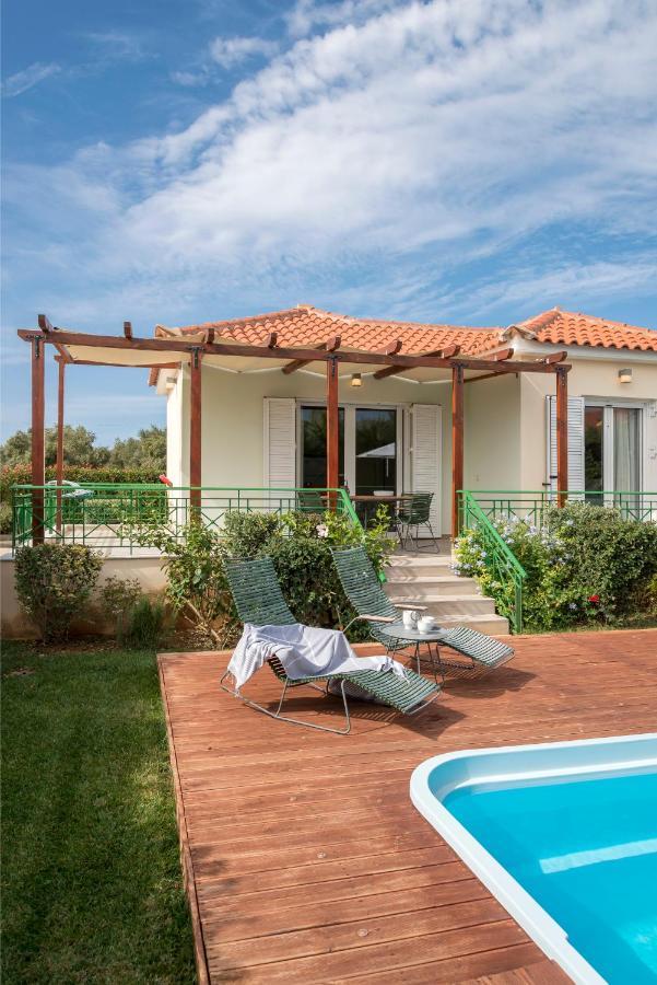 Venus Villa With Private Pool, 2Min To The Beach Finikounta Dış mekan fotoğraf